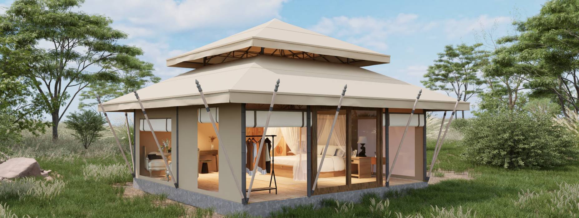 稻城县户外野奢帐篷